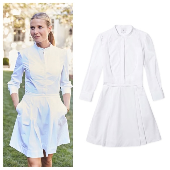 Elegant White Women's Dress - Picture 1 of 12